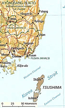 ウルサン地図